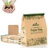 JENCENBIO Compostable Paper Bag Leakproof Kitchen Food Waste Bag 30