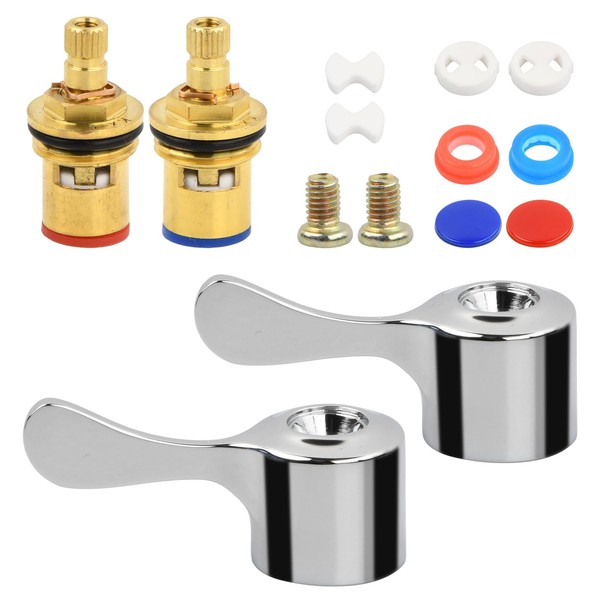 Granvoo Replacement Faucet Heads, 2 Set Tap Cartridge Valve, Replacement