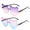 EIHI Pack of 2 Children's Sunglasses for Boys and Girls,