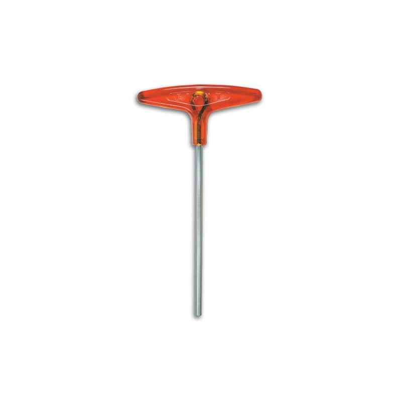 Eight 018-2.5H T-Type Hex Spanner, Resin Handle, Single Item
