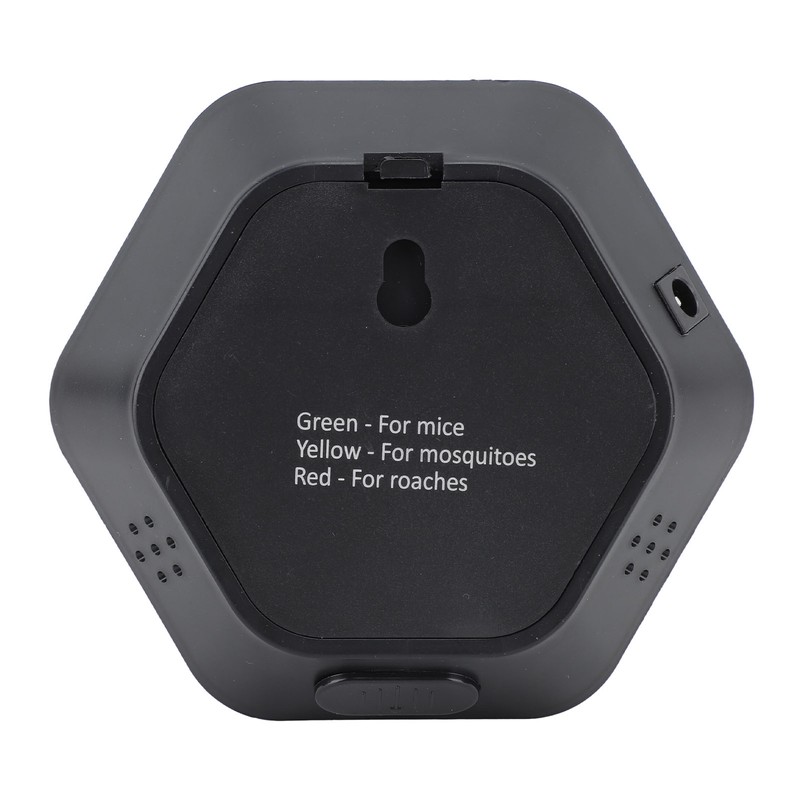 Ultrasonic Bugs Repeller Hex Shape Battery Powered Cordless 3 Modes