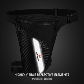 Multifunctional Reflective Drop Leg Bag Motorcycle Bike Cycle Outdoor Casual Waist Pack Thigh Bag