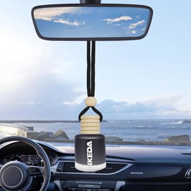 Ikeda Car Air Freshener: Hanging Car Smell Air Freshener | 10ml Hanging Car Decoration | 45days Long Lasting Fragrance | With Clip | For Auto Home | 1pcs (10ml x1pcs, Dark Night)