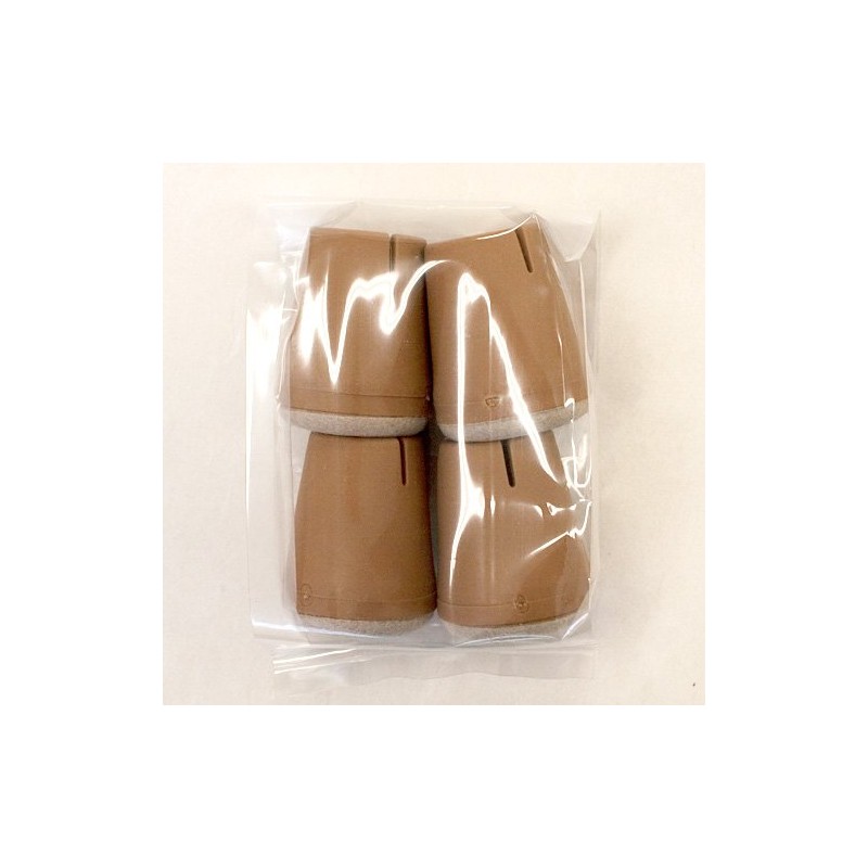 WAKI EC-002 Wide Felt Cap Slim M Size Light Brown