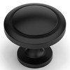 Amerdeco Pack of 12 Furniture Knobs, Cupboard Knobs, Black Drawer