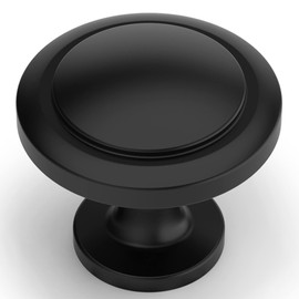 Amerdeco Pack of 12 Furniture Knobs, Cupboard Knobs, Black Drawer Knobs, Knobs for Cupboard, Door Knobs, Dresser Knobs, Cabinet Knobs