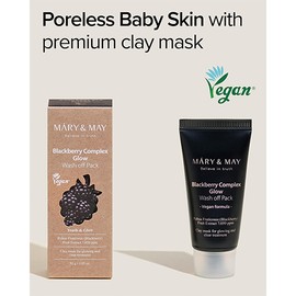 Mary&May [Mary&May]*mini* Blackberry Complex Glow Wash off Pack 30g