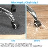 COSYLAND Floor Protection Mat, Chair Mats, Office Chair Mat, Multifunctional