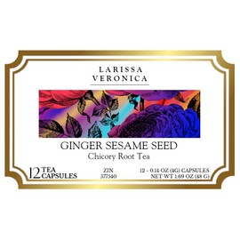 Ginger Sesame Seed Chicory Root Tea (Single Serve K-Cup Pods) (12 pods, ZIN: 577540)