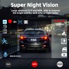 Dual Dash Cam Front and Inside with 64GB Card,Milerong X25