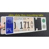 Super Tech POLISH COAT OF ARMS FLAG license plate frame