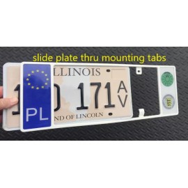 Super Tech POLISH COAT OF ARMS FLAG license plate frame "high tech frame design" new