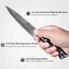KEEMAKE Kitchen Utility Knife, 5 Inch Chef Knife, 67-Layer Damascus