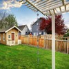 Aseneat Rain Chain for Gutters with Adapter,Wrought Iron Rain Chains