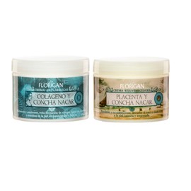 Set Tratamiento Intensivo para dia y noche (Crema Colageno y Concha Nacar) y (Crema Placenta y Concha Nacar)                                          