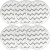 (6 Pack) 3897A Replacement Mop Pads ，Compatible with Bissell SpinWave SmartSteam 3897A/3712C/3712W， Washable Microfiber Scrubbing Pads for Hard Floor Cleaning