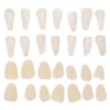 Hemoton 200pcs Teeth Veneers Temporary Tooth Kit Moldable Fake Teeth