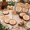 50 Sets Wedding Favor Gift for Guest Natural Pine Wood