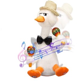 Children's Day Gift Dancing Talking Giraffe Toys - Electronic Rattle Toys for Kids - Repeat and Mimicking Musical Playtime Entertainment Plush:_Smiling giraffe