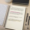 Yarotm Spiral A4 Notebook - 1 Piece Spiral Bound Lined