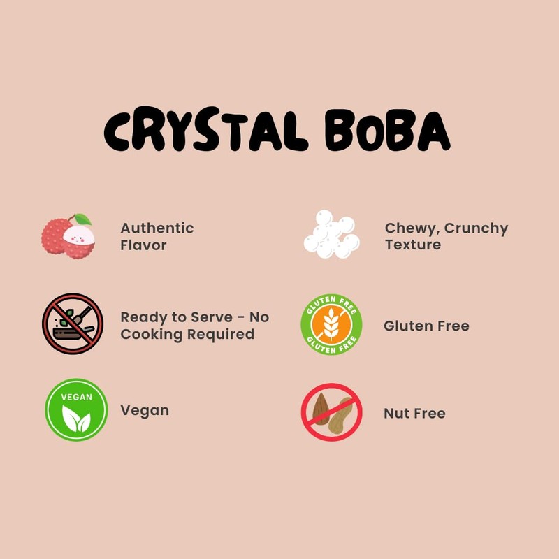 Bossen Crystal Boba (Lychee)