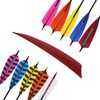 MECCANIXITY Arrow Vanes Arrow Fletching 5" Shield Shape Turkey Feathers