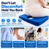 Ergonomic Seat Cushion for Everyday Sitting – Contoured Center Cutout