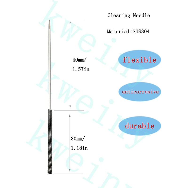 Kweiny Nozzle Cleaning Tool Multi Size (Needle) for 3D Printer