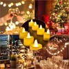 Velas LED Sin llama, 24PCS Velas de Té Led Velas