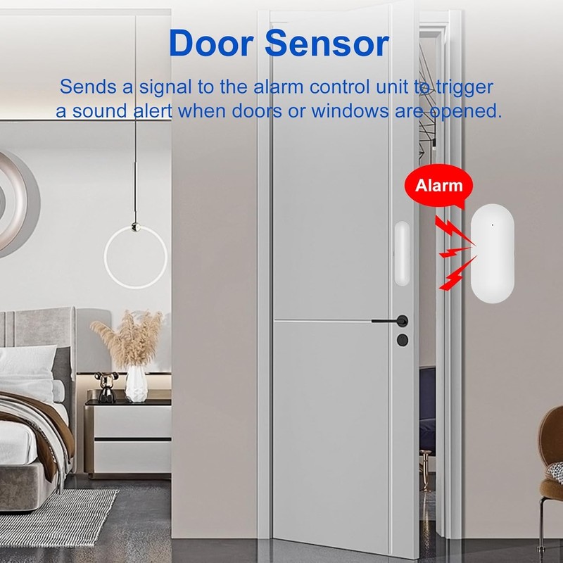 WiFi Wireless Alarm System for Home Security - 24/7 Protection