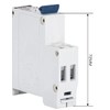 DIHOOL MCB Circuit Breaker 1P+N 10A phase line + neutral