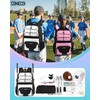 COMECOI COMECOI Softball Bag, Lightweight Baseball Backpack with Shoes Compartment,