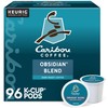 Caribou Coffee Obsidian Keurig Single-Serve K-Cup Pod, Medium Roast Coffee,
