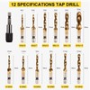 THINKWORK Combination Drill Tap & Tap Bit Set, 3-in-1 Titanium