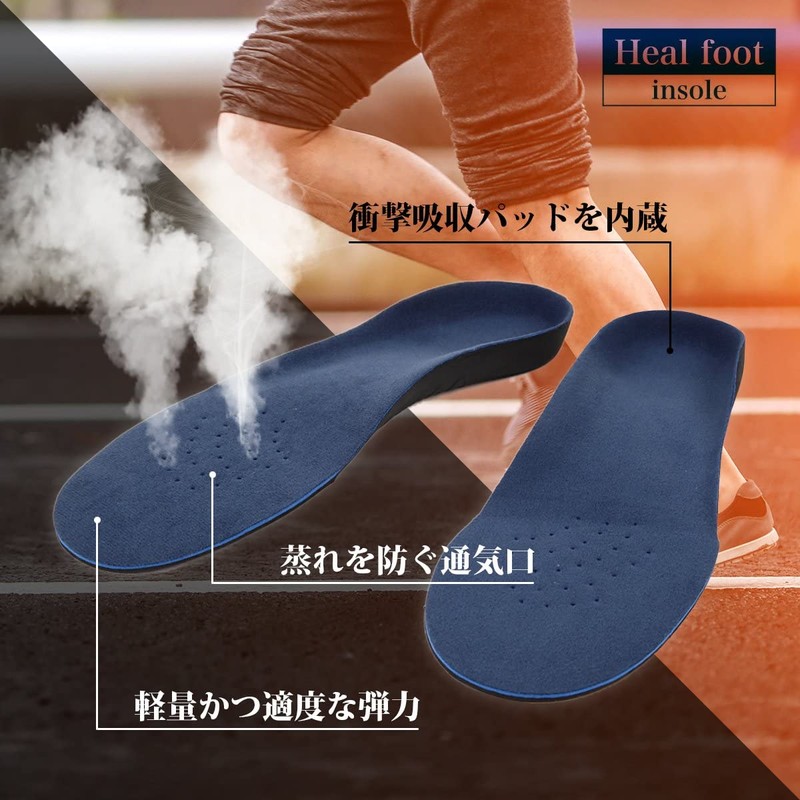 Heal foot Ergonomic 3D Arch - Support Insole
