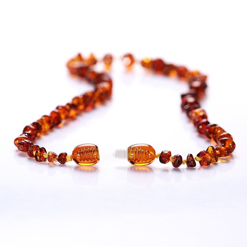 Baltic Amber Necklace for Adults (Women/Men) | 13.7 Inches(35 cm)