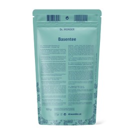 Dr. Wunder® Base tea 100 g: acid-base regulation using 24 selected base herbs | universal base balance for every day | ideal for fasting and feel-good treatments