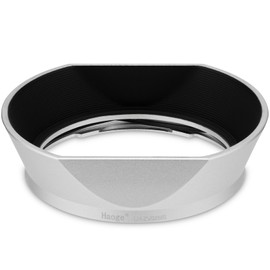 Haoge Square Metal Lens Hood for Voigtlander NOKTON 35mm f1.4, 40mm f1.4, 50mm f1.5 Aspherical II 28mm F1.5 VM Lens,Carl Zeiss Biogon T* 35mm f2 35mm f2.8 ZM, Planar T* 2/50 50mm f2 ZM