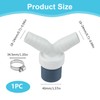 filheraze Washing Machine PP Drain Connection, Dishwasher, Washing Machine, Dryer,