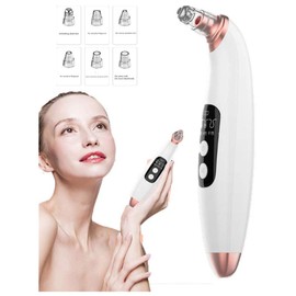 Blackhead Remover Pore Vacuum, USB Rechargeable Acne Comedone Whitehead Extractor for Women & Men