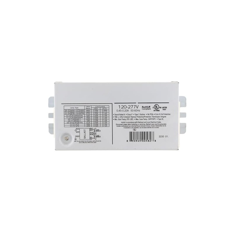 Replacement For 1000 BULBS IZT-2S26-M5-LD Ballast by Technical Precision