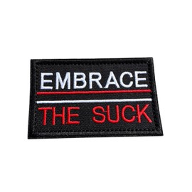 Patch Nation Embrace The Suck Embroidered Airsoft Paintball Patch