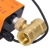 DN20 Professional 2 Way Electric Ball Valve DC12/24V 2‑Wire Brass