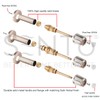 SENTO Bathtub and Shower 3 Handle Tub Trim Set For