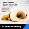Winter Leather Work Gloves, Warm Thinsulate Lining for Cold Weather