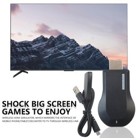 HaeKap Wireless HDMI Dongle M100 - WiFi Display Receiver, 1080P/4K Output, for M-iracast, DLNA, A-irPlay, C-hromecast Support for Smartphones, Tablets, TVs