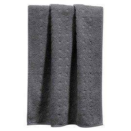 Möve Quadretti Bath Towel Terry Graphite 67 x 140 cm