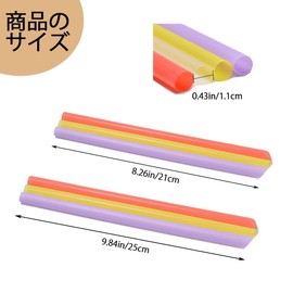 100pcs Straws Tapioca Straws 25*1.1cm Disposable Straws Plastic Straws Milk Tea Pearl Straws for Tapioca Beverages Large Straws No Clog Easy Sucking Commercial Tapioca Beverages Coffee Shop