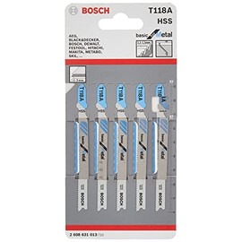 Bosch 2608636699 Jigsaw Blade"T 121 AF" (5 Piece)