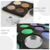 NOLITOY 30pcs Round Empty Eyeshadow Pans Reusable Makeup Storage Containers